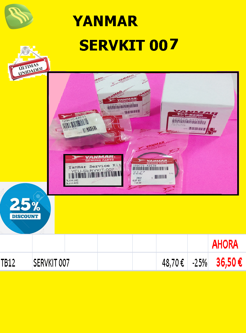 YANMAR -SERVKIT 007